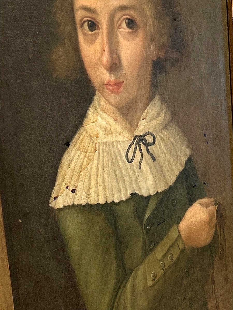 Ritratto di nobile fanciulla, 2a metà del XVIII secolo-photo-2