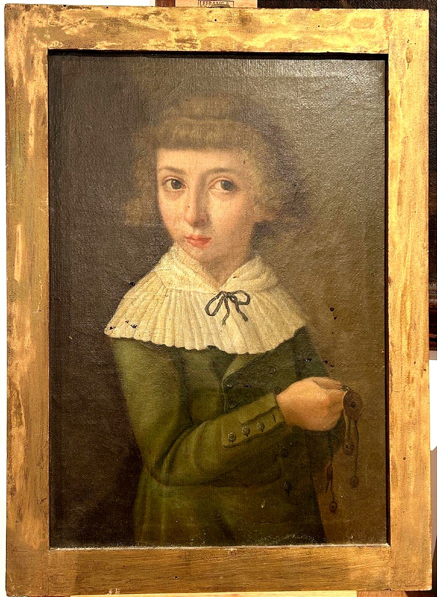 Ritratto di nobile fanciulla, 2a metà del XVIII secolo
