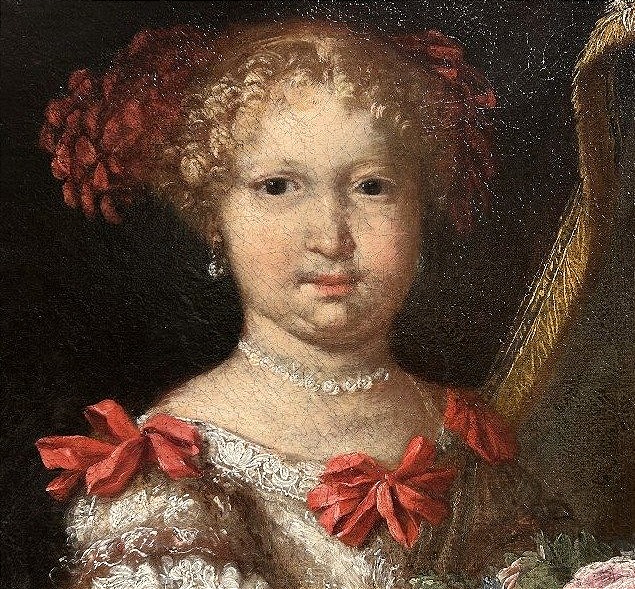 Ritratto di nana di corte del XVII secolo.-photo-1