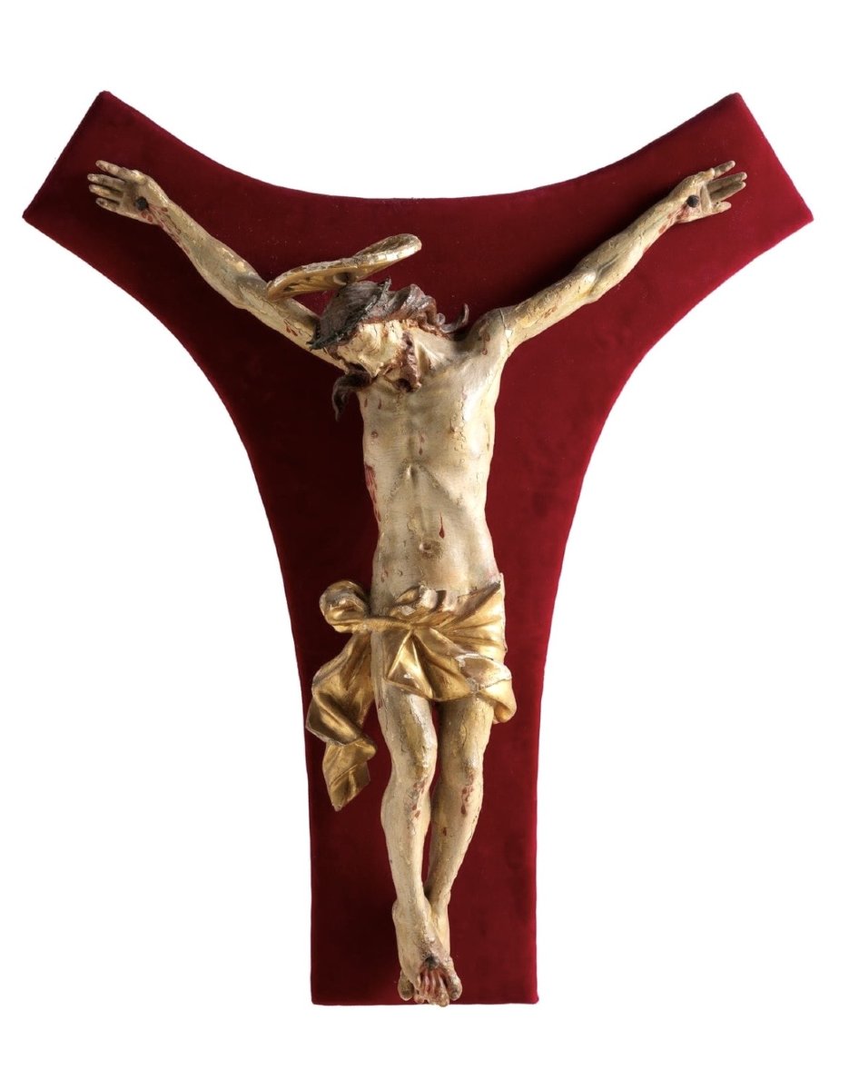 Crocifisso ligneo della prima metà del XVIII secolo. Liguria, bottega di Anton Maria Maragliano-photo-2