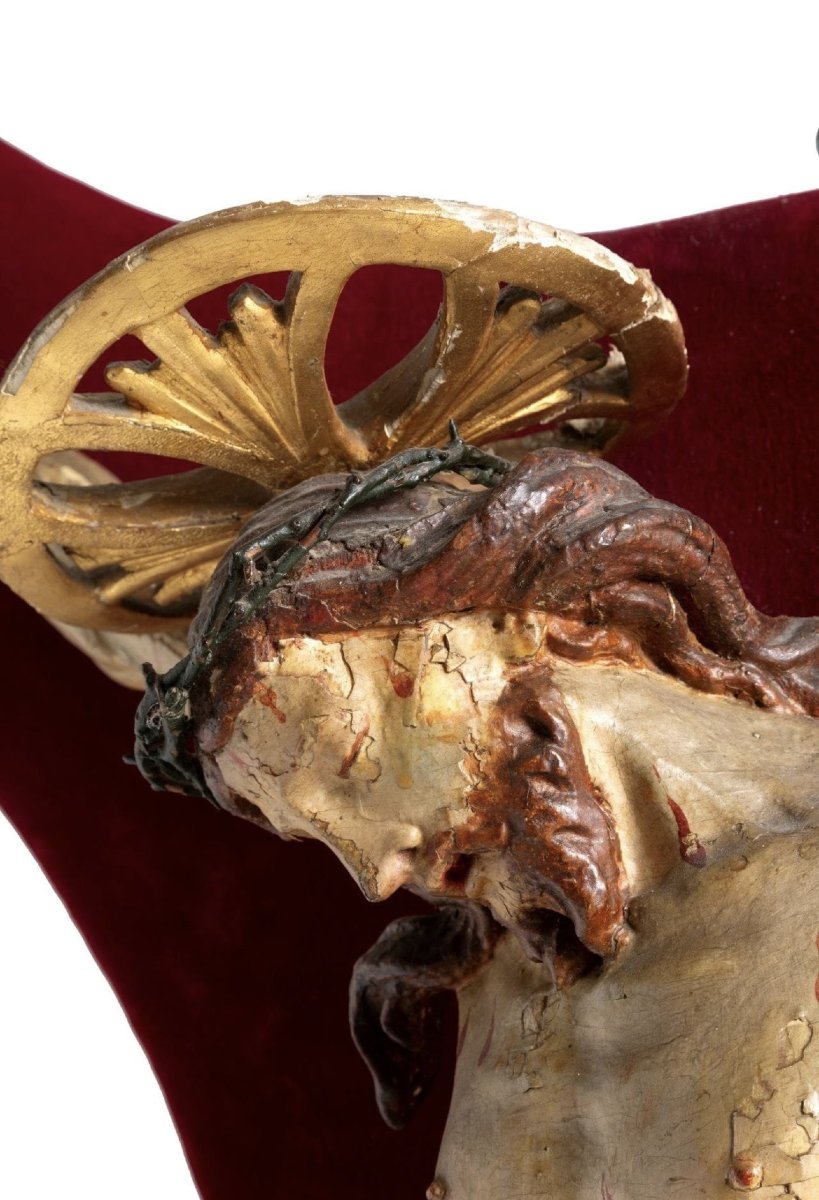 Crocifisso ligneo della prima metà del XVIII secolo. Liguria, bottega di Anton Maria Maragliano-photo-1