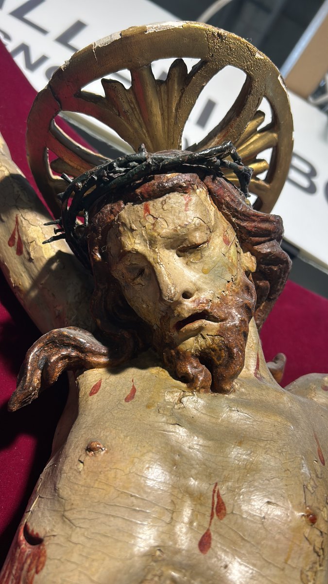 Crocifisso ligneo della prima metà del XVIII secolo. Liguria, bottega di Anton Maria Maragliano-photo-5