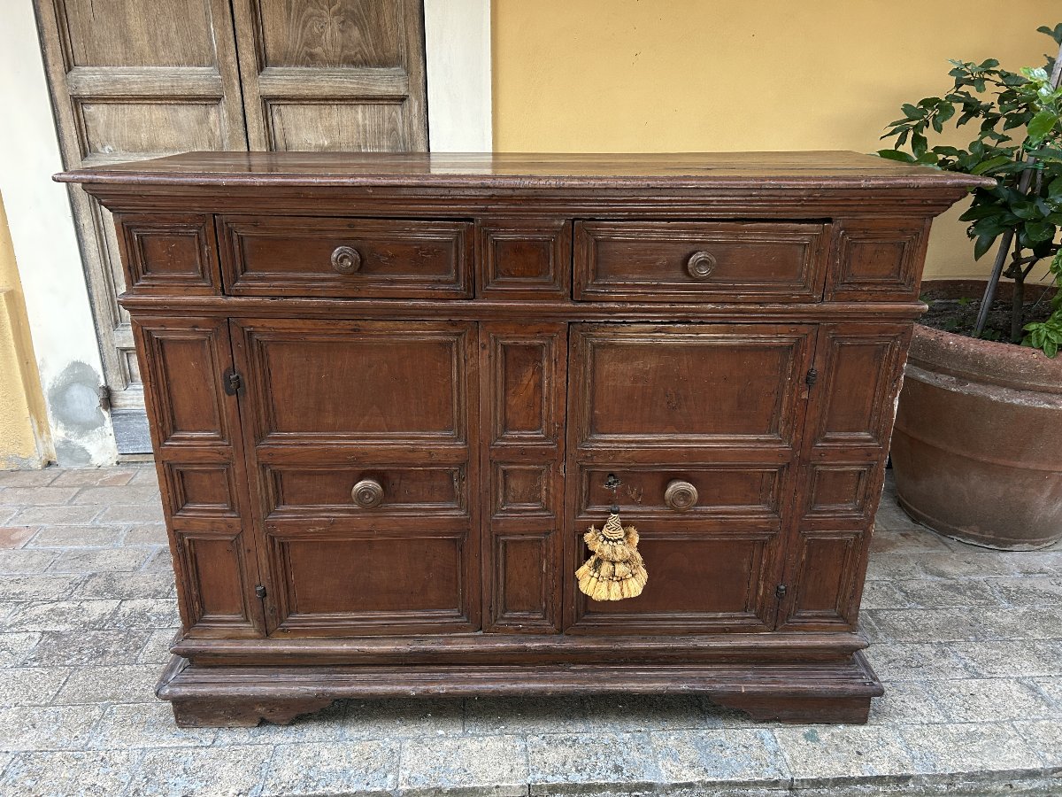 Bellissima credenza umbro toscana della fine del XVI secolo-photo-2