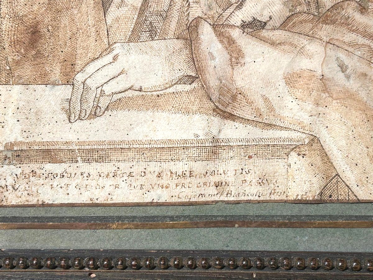 Hecce Homo, disegno del XVII s . (Inv. Correggio, Dis. Ag. Carracci) (375x270mm)-photo-3