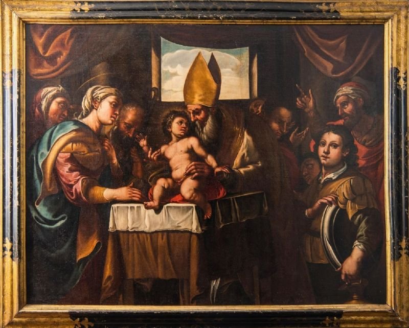  Circoncision De Jésus - 195 X 124 - Première Moitié Du 17e Siècle   Ferrau Fenzoni (1562-1645)