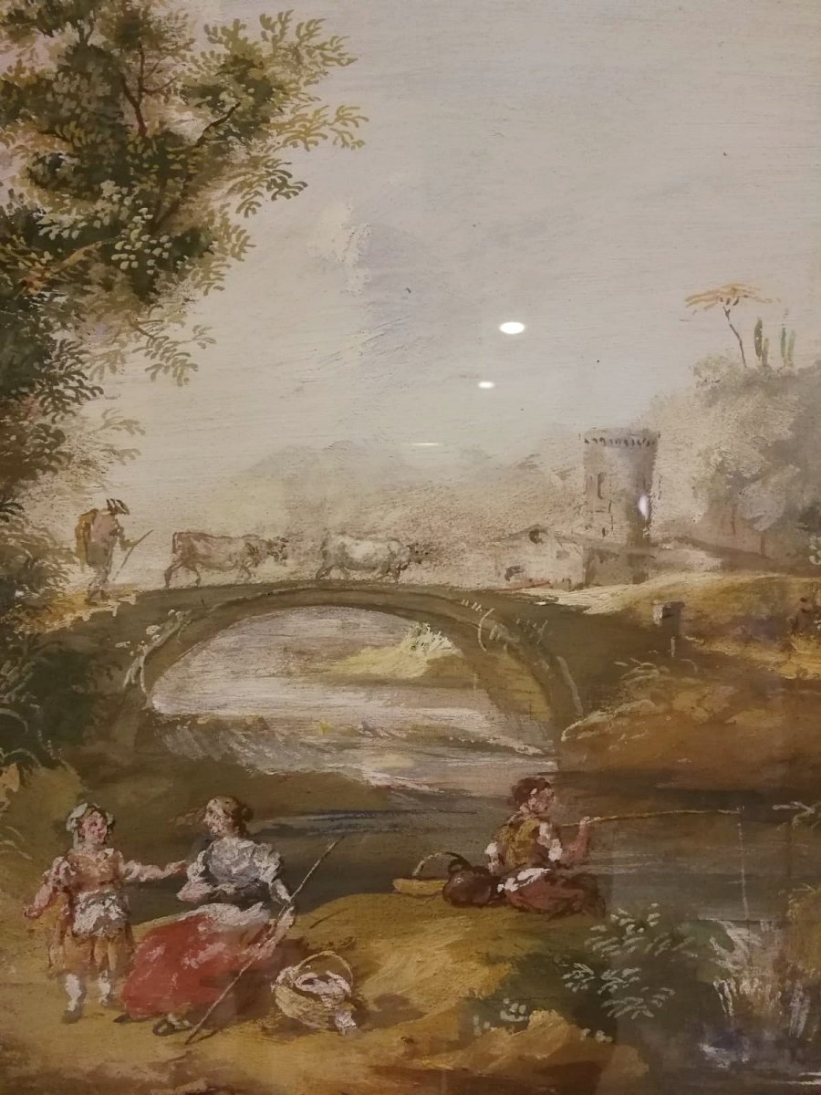 Landscape with a rural scene from the early 19th century-photo-3