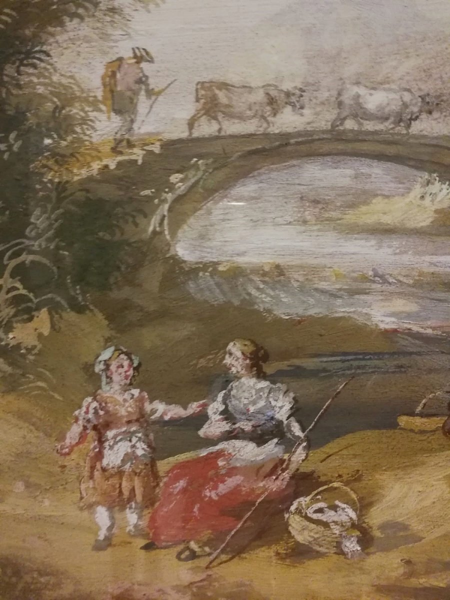 Landscape with a rural scene from the early 19th century-photo-4