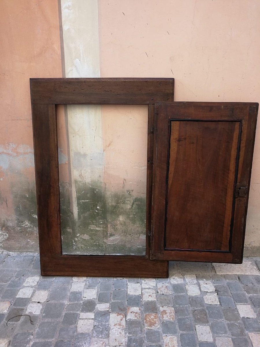 Armoire Murale En Noyer à 1 Porte, Début XVIIIe Siècle, Italie Centrale-photo-3