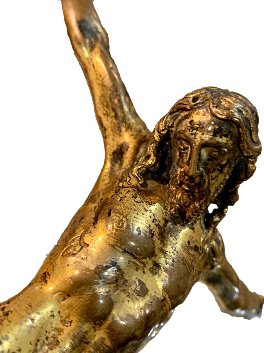 Cristo In Bronzo Dorato - Sfera Di Pietro Tacca (carrara 1577 - Firenze 1640)-photo-2