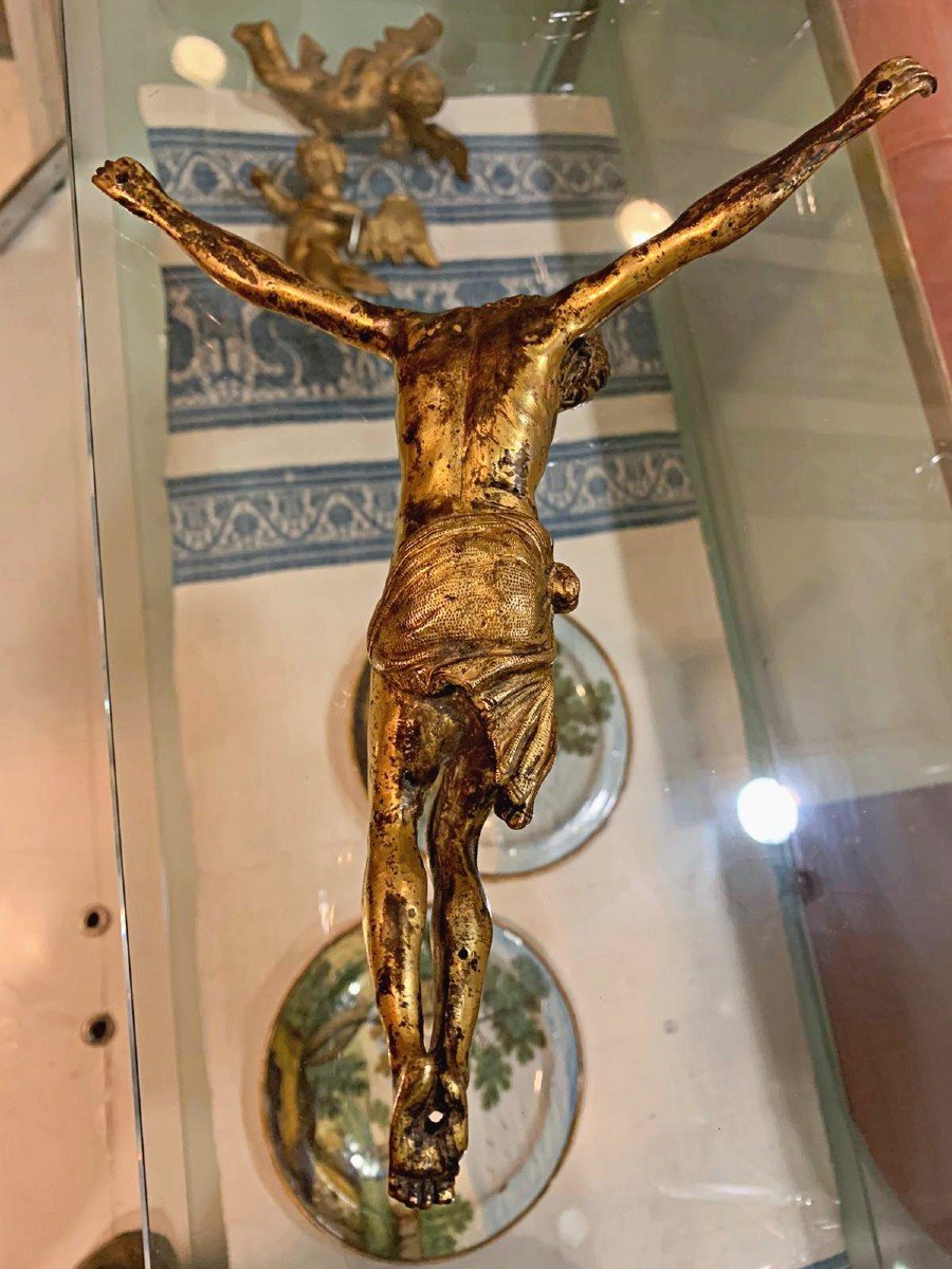Cristo In Bronzo Dorato - Sfera Di Pietro Tacca (carrara 1577 - Firenze 1640)-photo-1