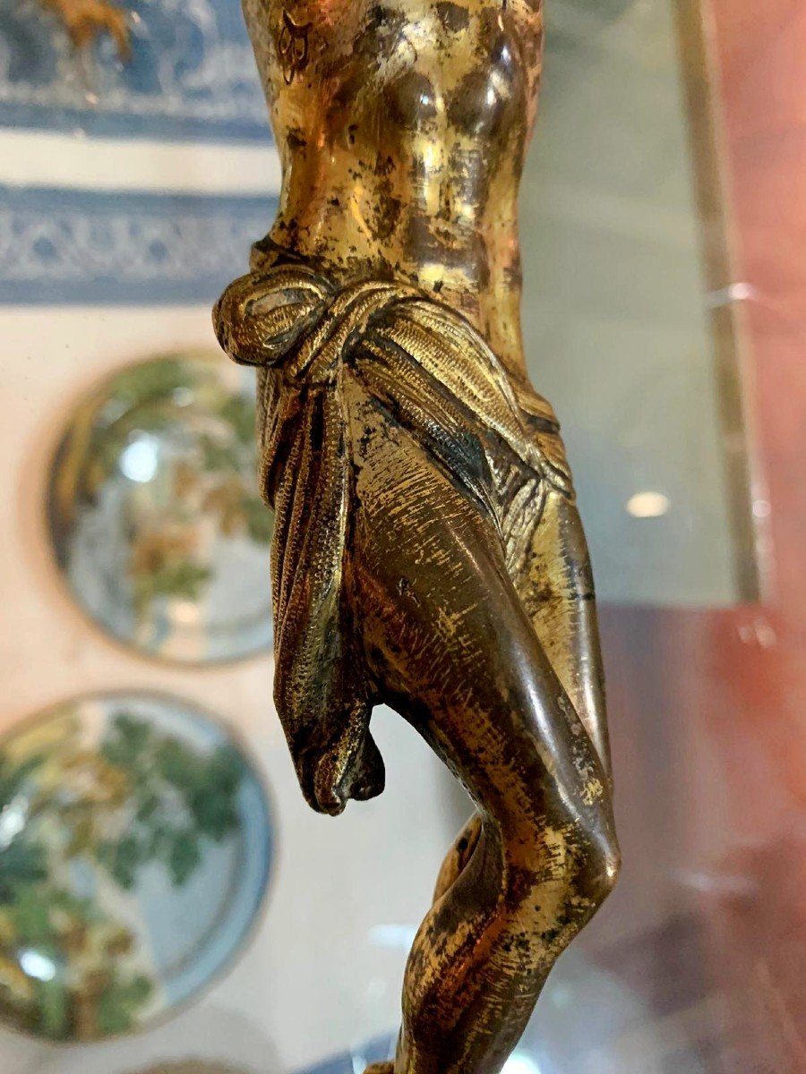 Cristo In Bronzo Dorato - Sfera Di Pietro Tacca (carrara 1577 - Firenze 1640)-photo-2