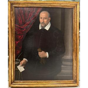 Ritratto membro della famiglia fiorentina dei Della Rena - Attr. a Gabriele Ferrantini (attivo 