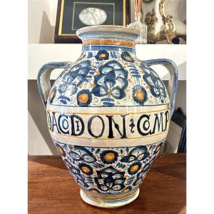 Orcio a palmetta persiana di Montelupo fiorentino, altezza 31cm.