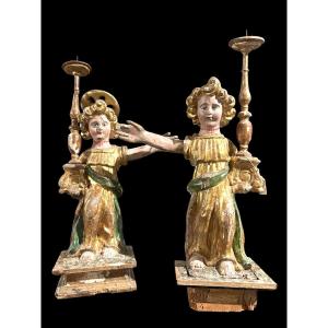 Rari angeli portacero di cultura umbra dei primi anni del '500.