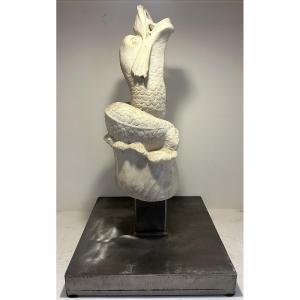 Elemento marmoreo in forma di tritone da fontana, fine XVI primi XVII secolo