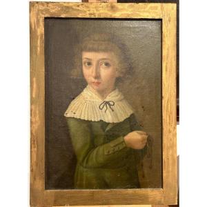 Ritratto di nobile fanciulla della fine del XVIII secolo