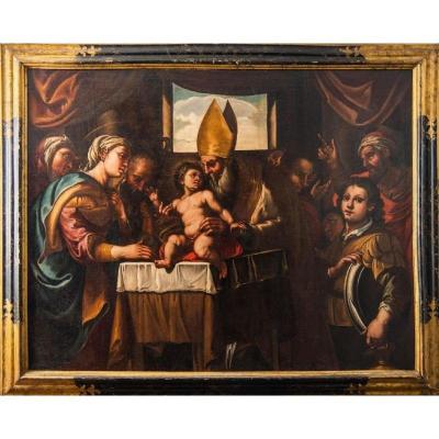  Circoncision De Jésus - 195 X 124 - Première Moitié Du 17e Siècle   Ferrau Fenzoni (1562-1645)