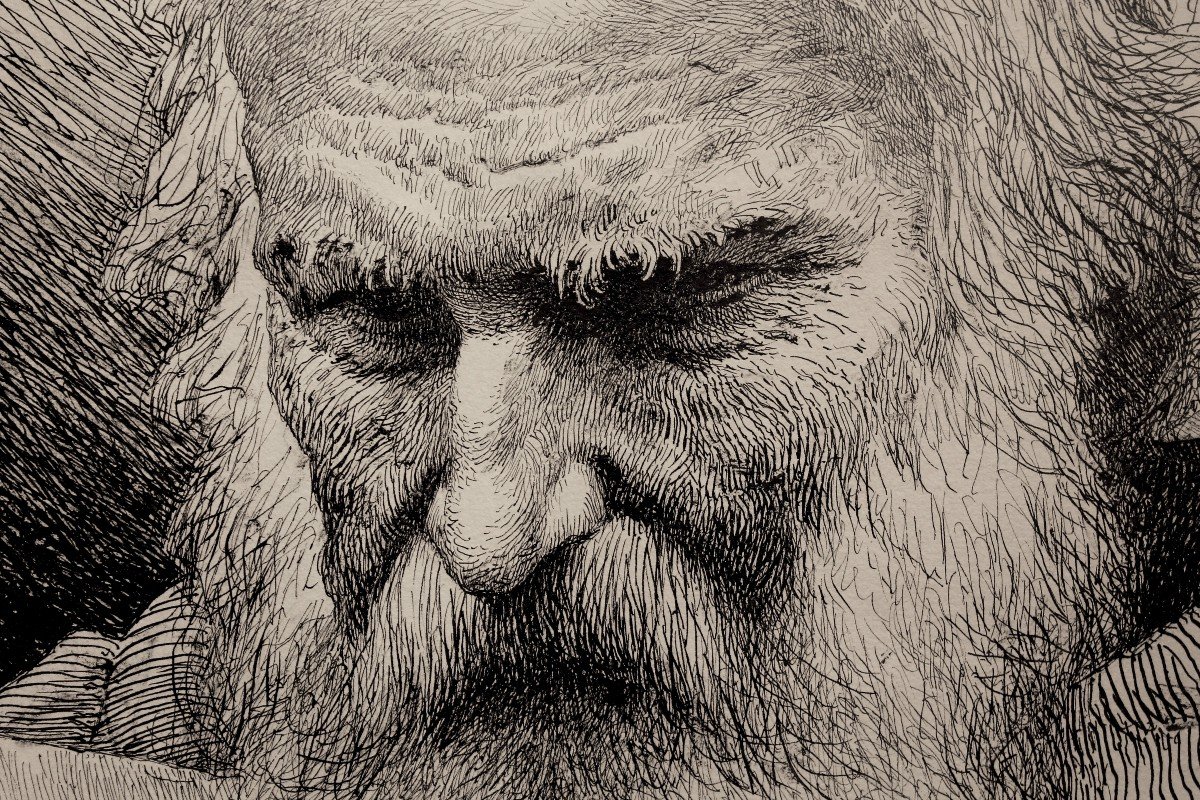Giovanni Piancastelli  – Bologna - Ritratto - Disegno - Firmato
