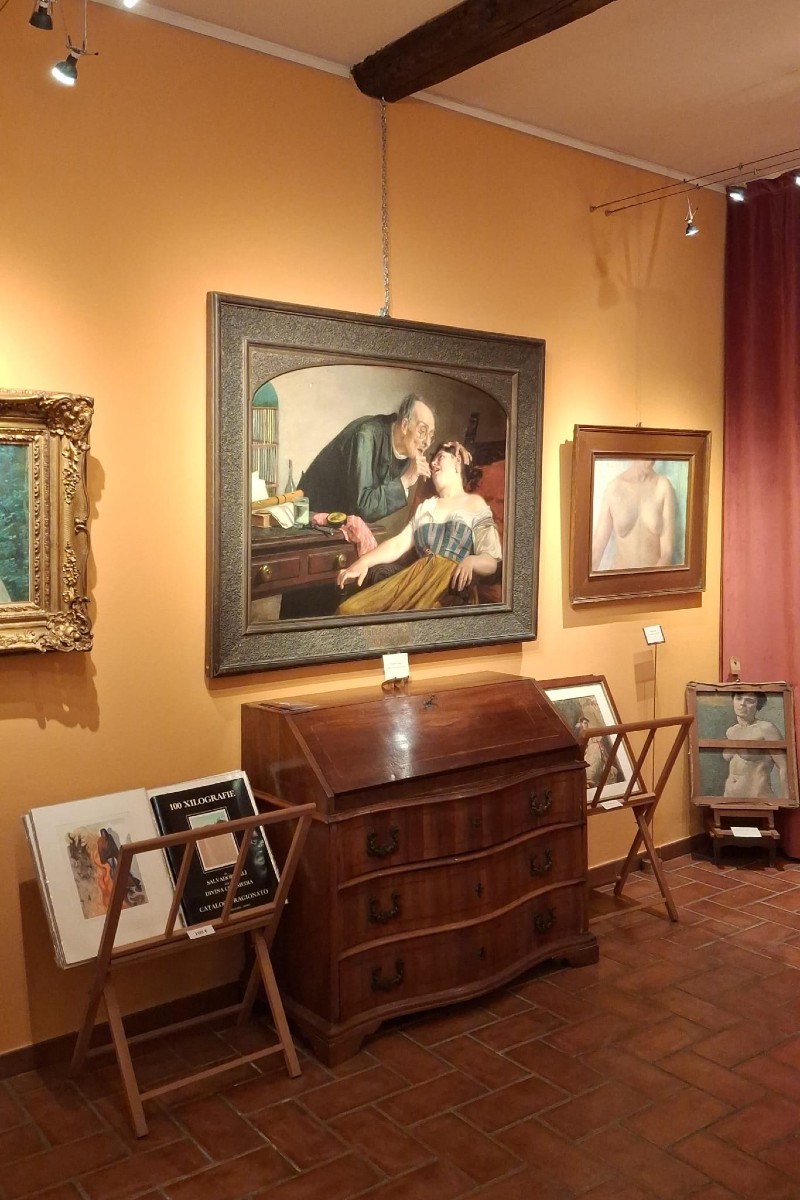 Leopoldo Bersani - olio su tela - Bologna - Firmato - Montevideo Uruguay-photo-1