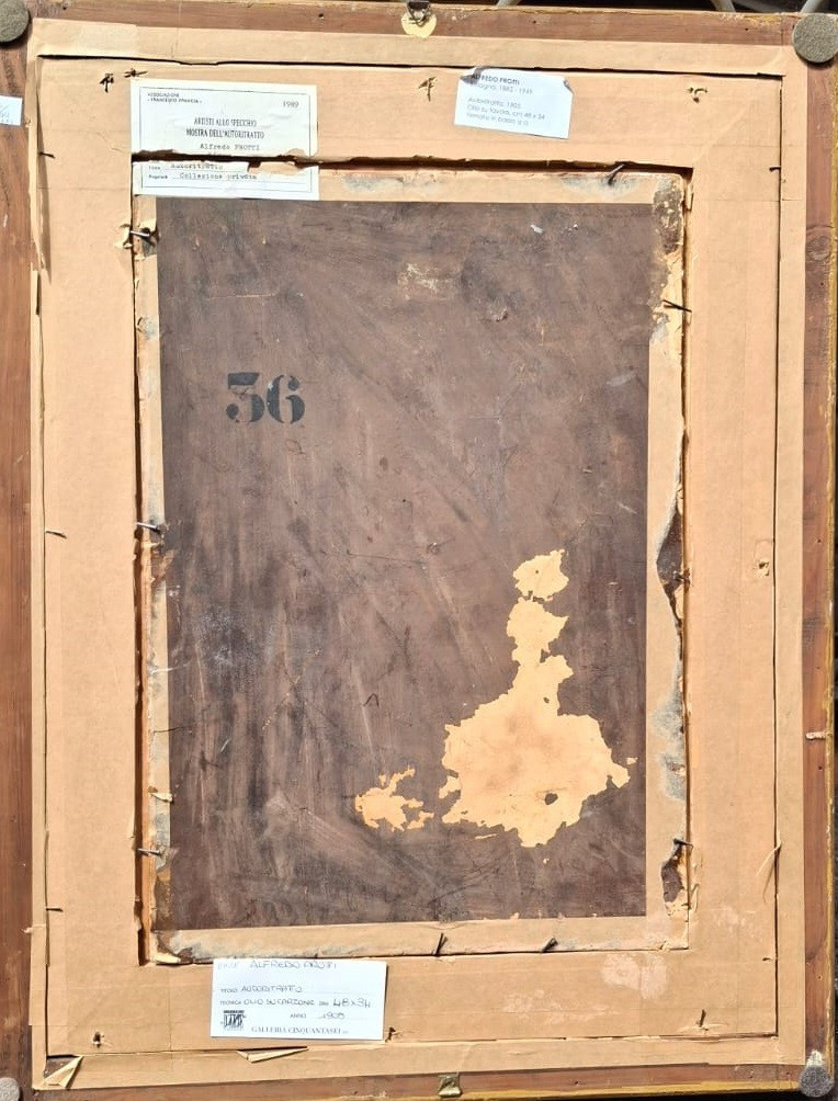 Alfredo Protti - Autoritratto - Bologna - Firmato-photo-4