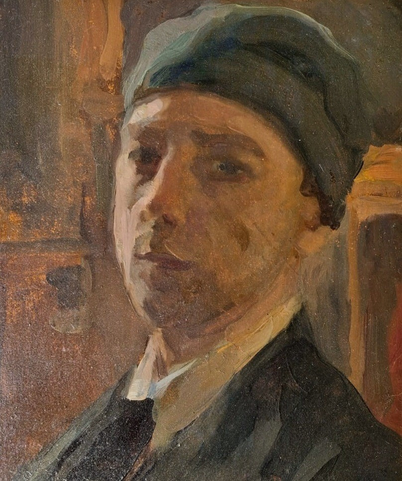 Alfredo Protti - Autoritratto - Bologna - Firmato-photo-2