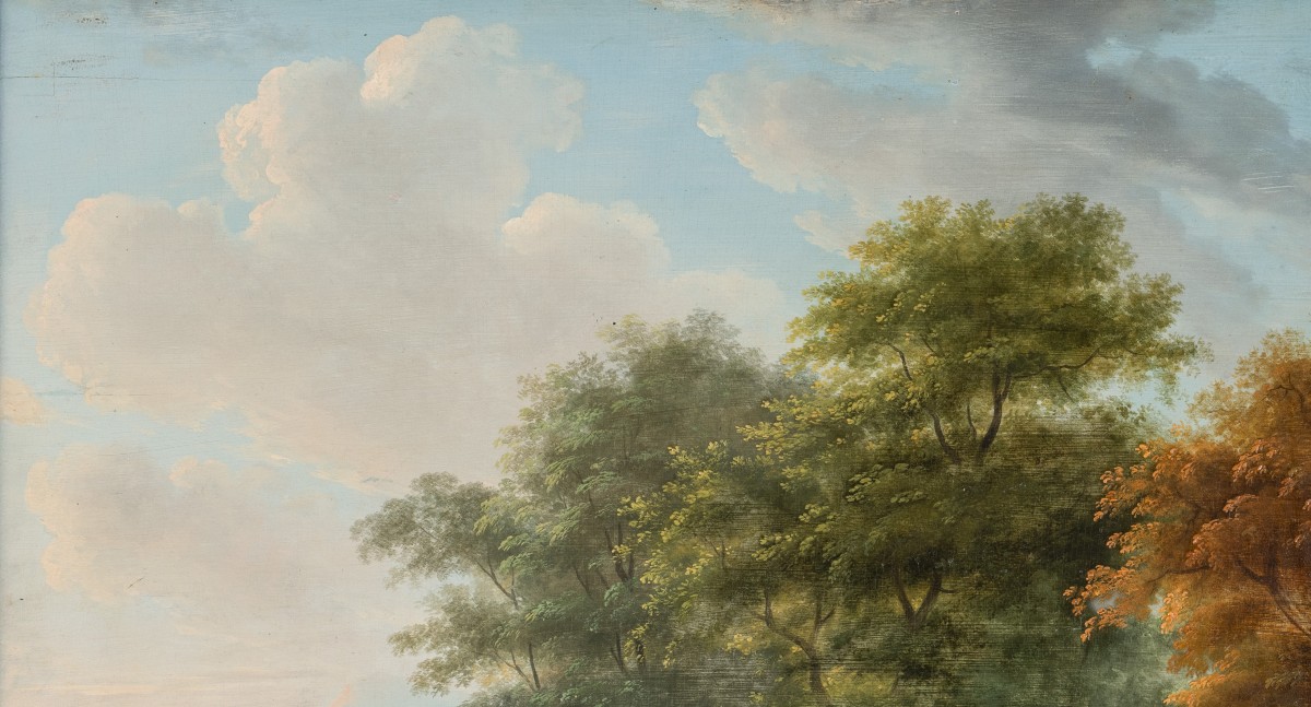 Jean Louis de Marne - Paesaggio - Olio su tavola -photo-1