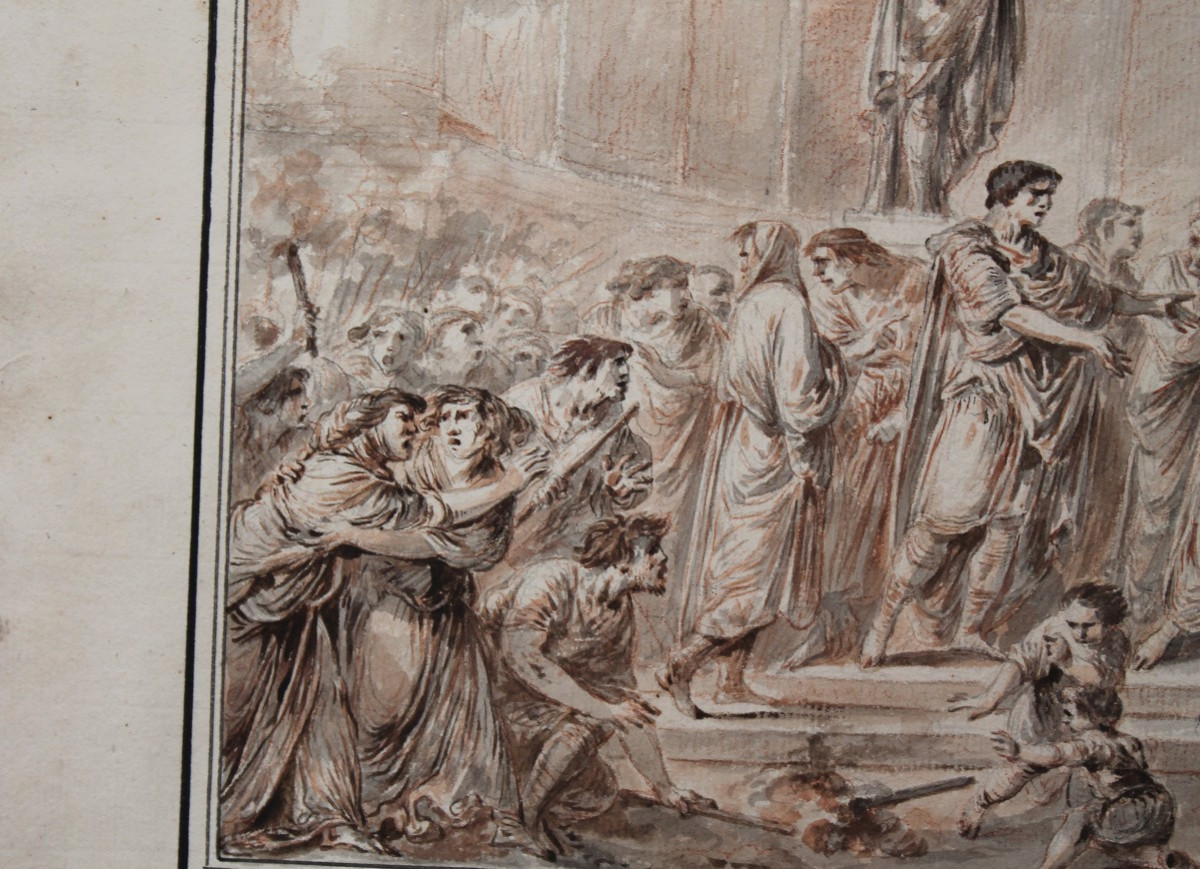 Disegno di età neoclassica. Scuola francese, XVIII secolo, Apollonio-photo-1