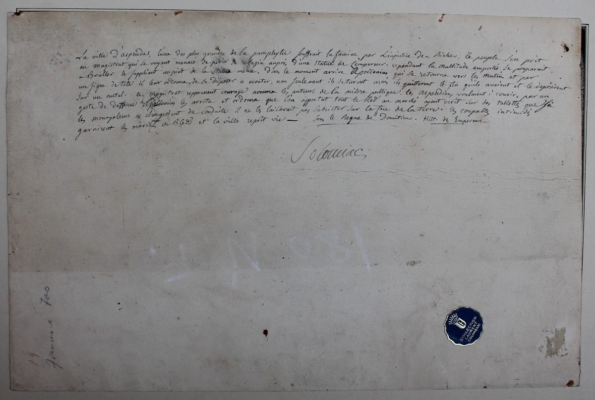 Disegno di età neoclassica. Scuola francese, XVIII secolo, Apollonio-photo-3