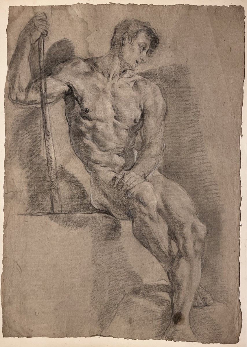 Giuseppe Varotti - Bologna – Disegno – Accademia – Nudo maschile - Settecento