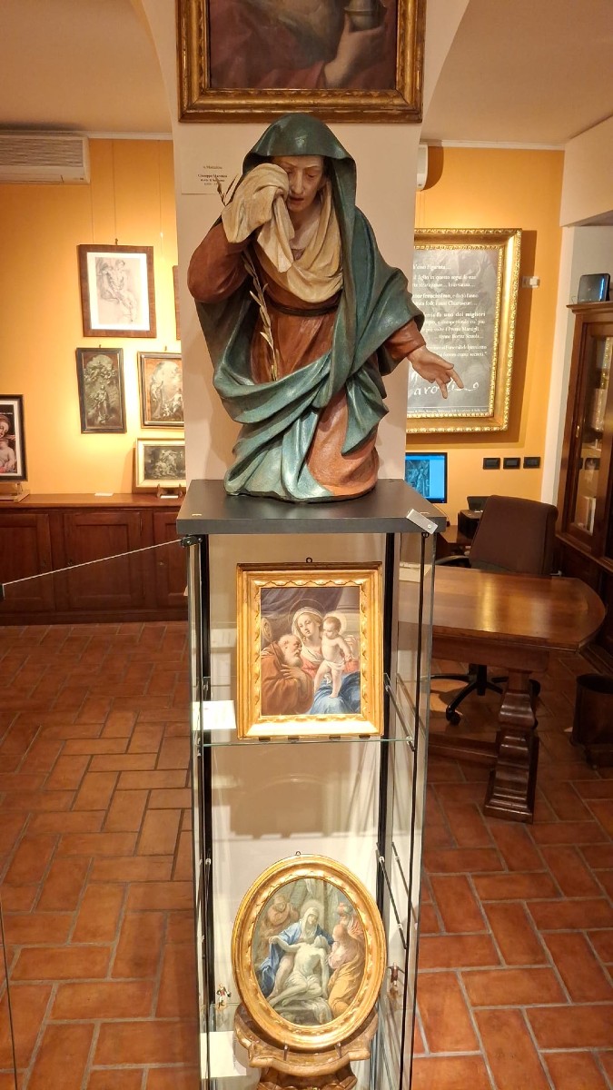 Giuseppe Varotti - Bologna - olio su rame - Deposizione – Cornice originale-photo-2