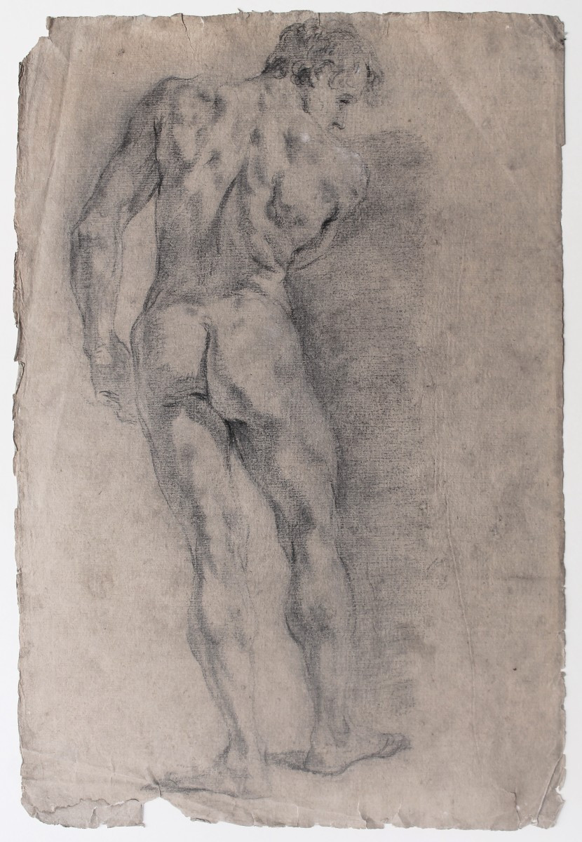 GIUSEPPE VAROTTI - BOLOGNA – DISEGNO – ACCADEMIA – NUDO MASCHILE - SETTECENTO