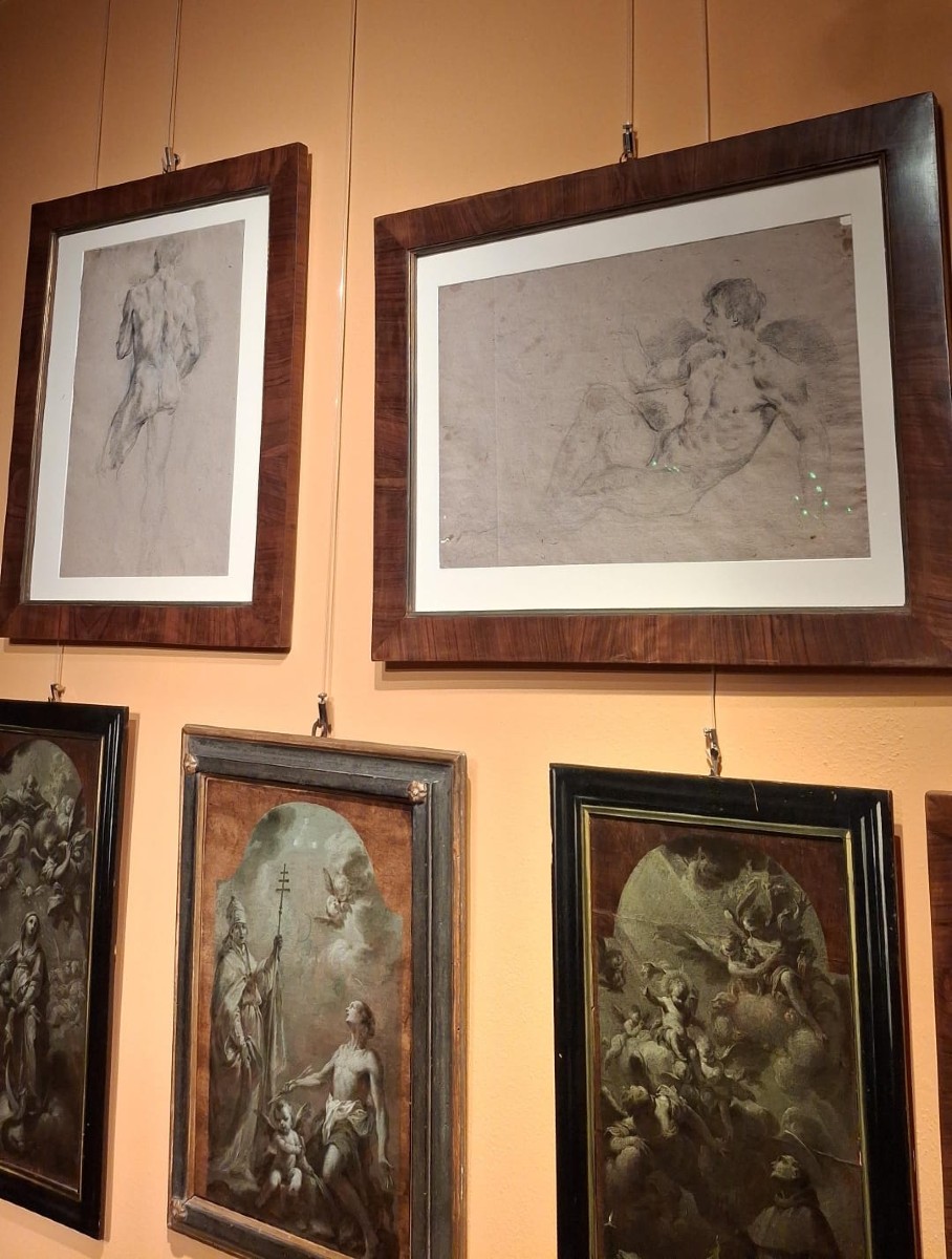 GIUSEPPE VAROTTI - BOLOGNA – DISEGNO – ACCADEMIA – NUDO MASCHILE - SETTECENTO-photo-3