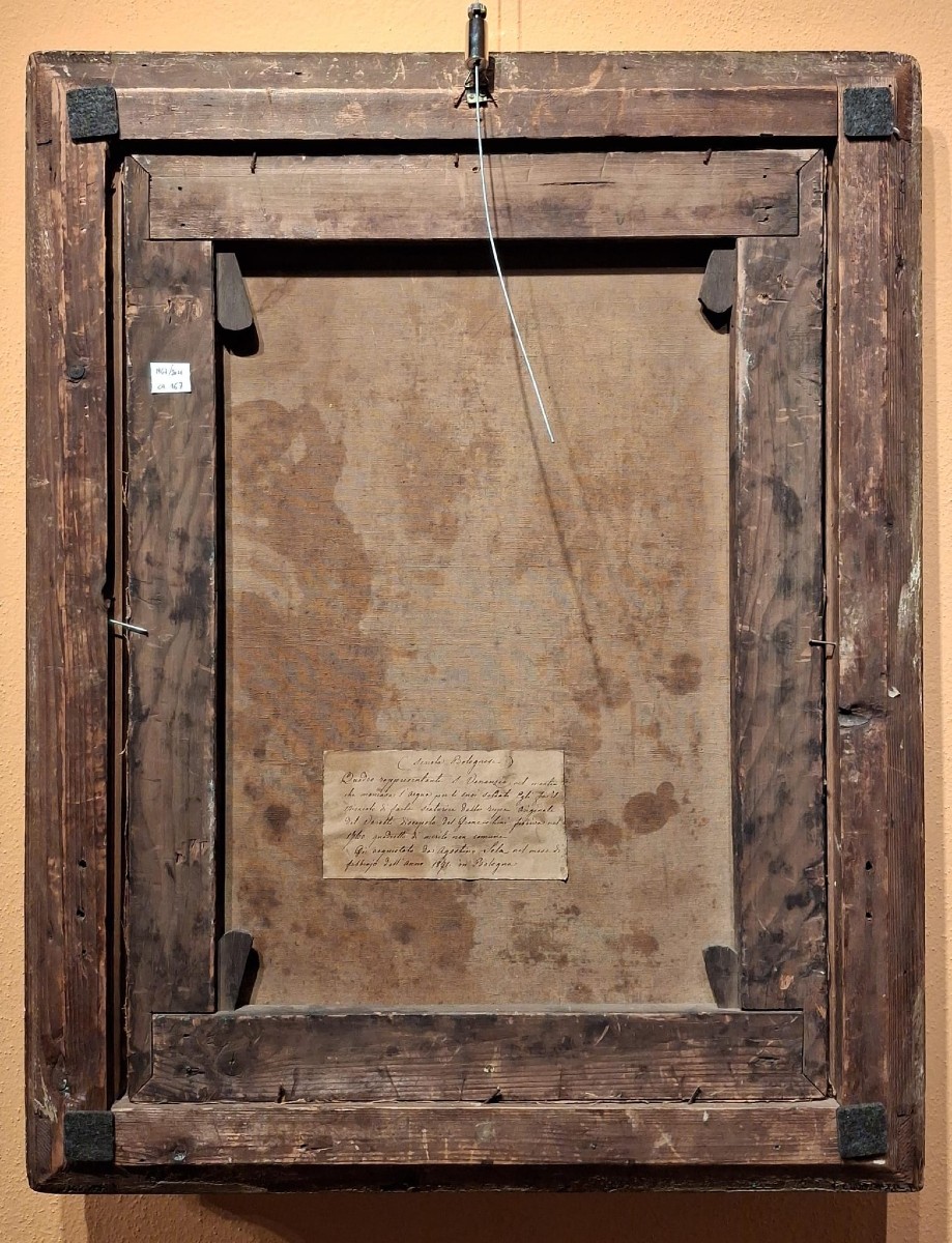 Giuseppe Varotti - Bologna - olio su tela – Il miracolo di san Venanzio – Cornice originale-photo-3