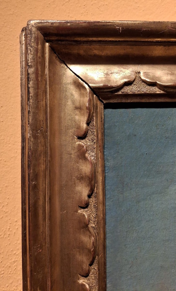 Giuseppe Varotti - Bologna - olio su tela – Il miracolo di san Venanzio – Cornice originale-photo-4