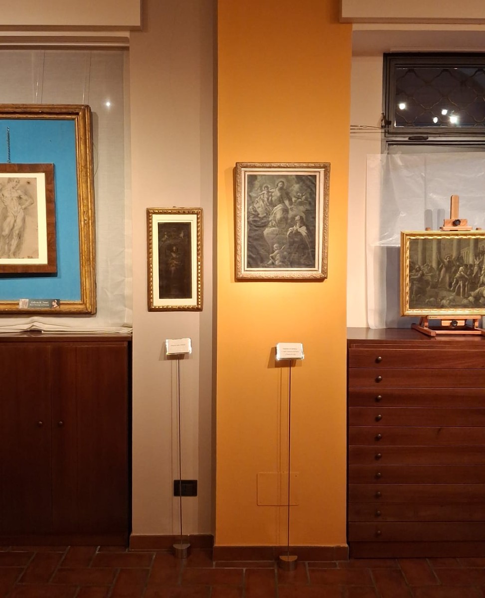 Giuseppe Varotti - Bologna - olio monocromo su carta – Allegoria della Giustizia-photo-2