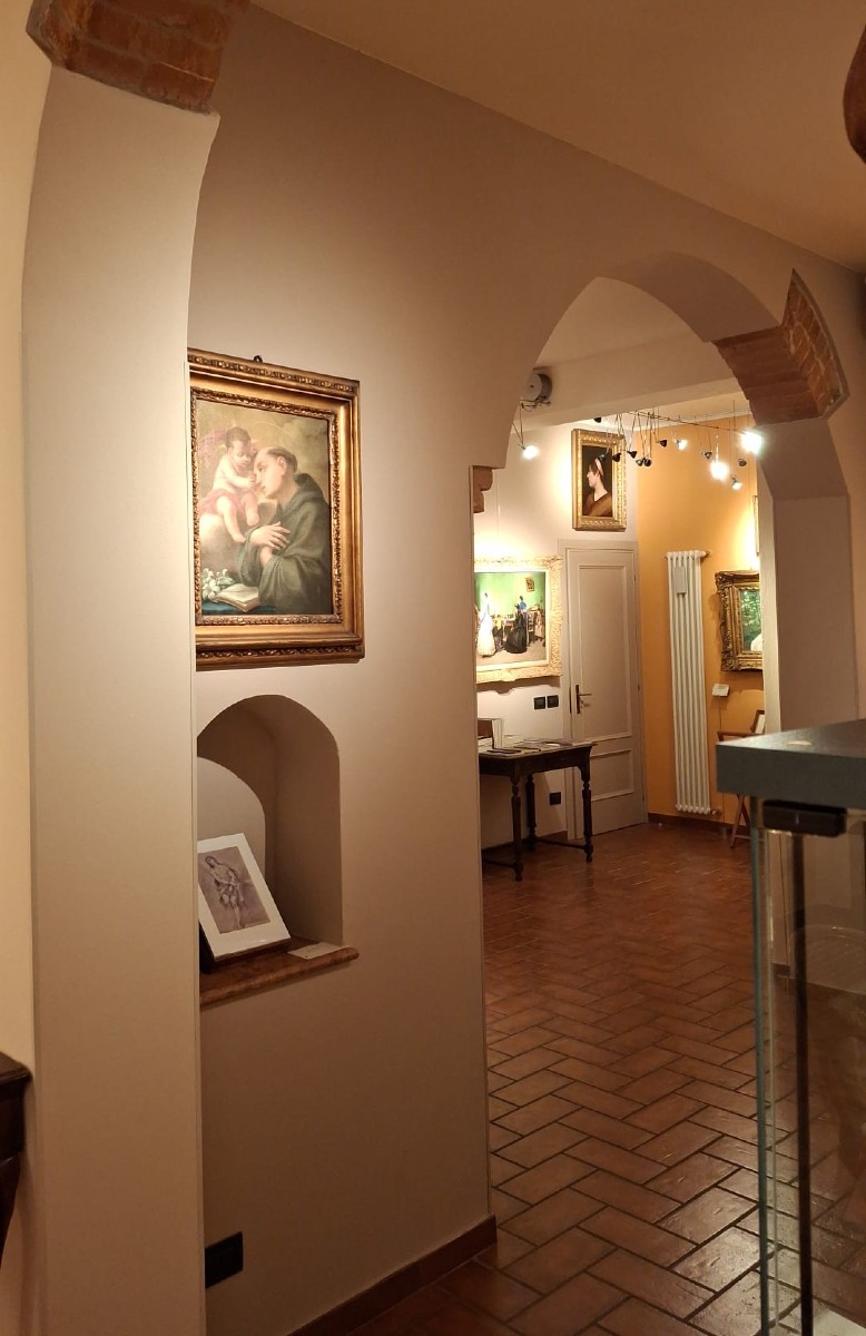 Giuseppe Varotti - Sant'Antonio con il Bambino - olio su tela - Bologna-photo-2