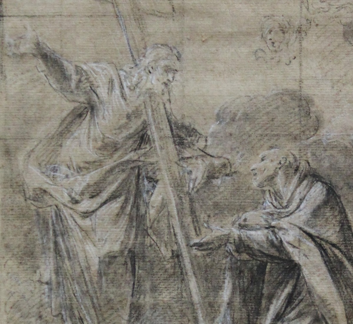 Francesco Monti - Bologna - Disegno - Cristo appare a sant'Alberto carmelitano-photo-3