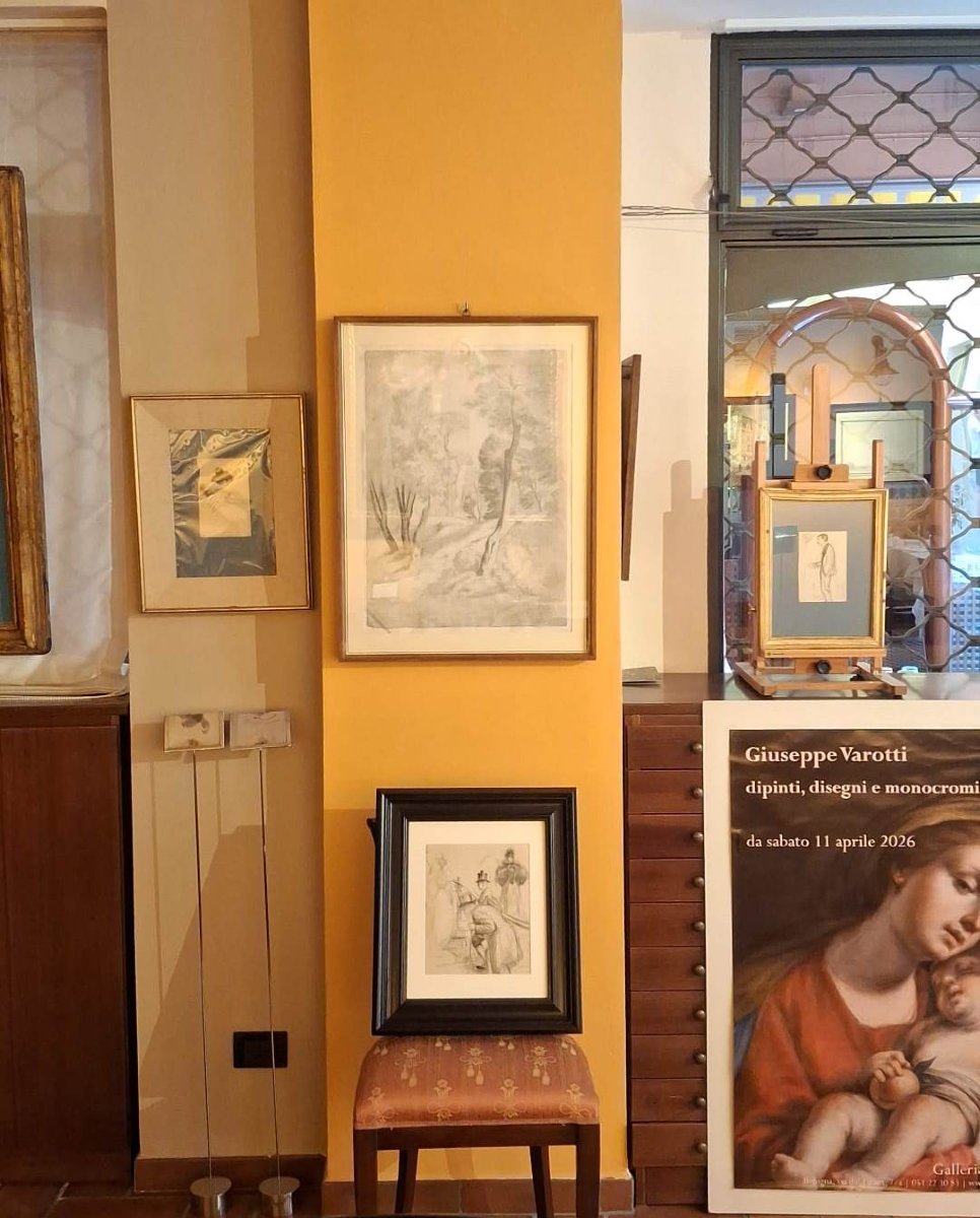 Jean Achille Benouville - Paesaggio - Disegno - Ottocento - XIX secolo-photo-2