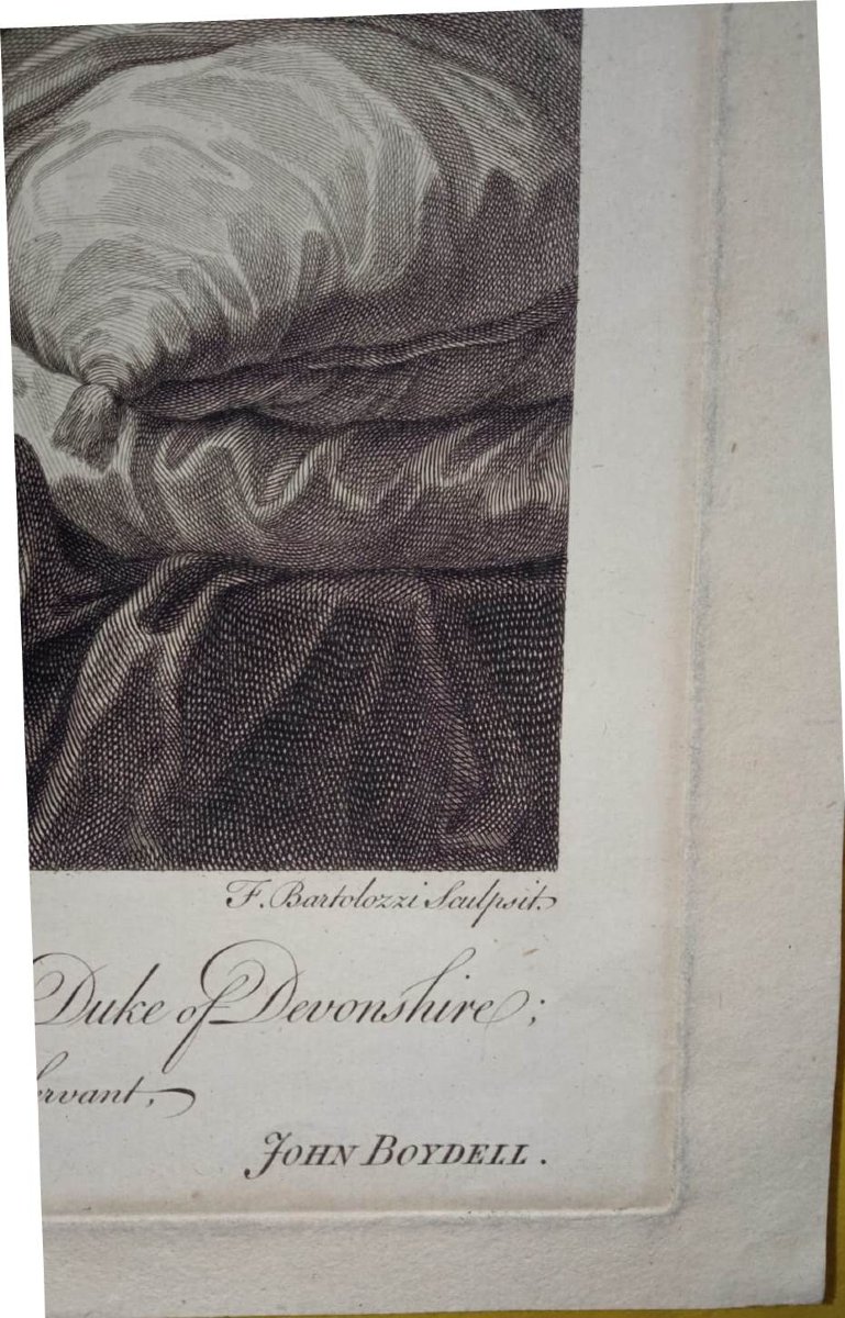 Francesco Bartolozzi - Venere Cupido e Satiro - Incisione Originale  Acquaforte e bulino-photo-4