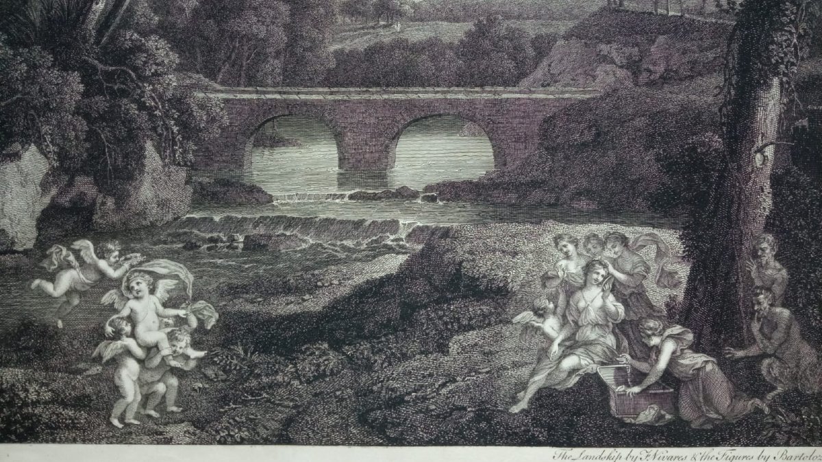 Francesco Bartolozzi (da Pierre Patel)  - Venere Abbigliata dalle Grazie  - Incisione-photo-4