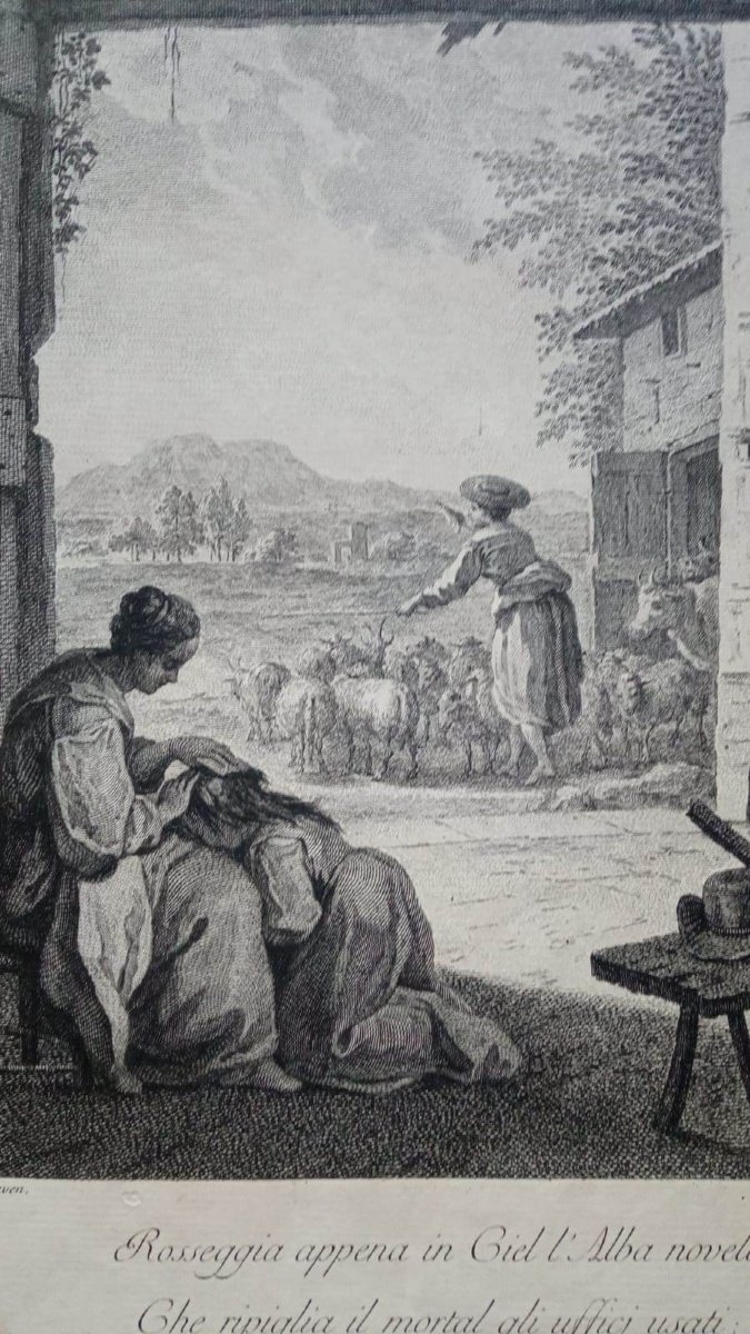 Francesco Bartolozzi - G.  Zocchi - Wagner - La Mattina - Incisione-photo-2