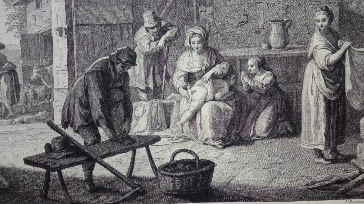 Francesco Bartolozzi - G.  Zocchi - Wagner - La Mattina - Incisione-photo-3
