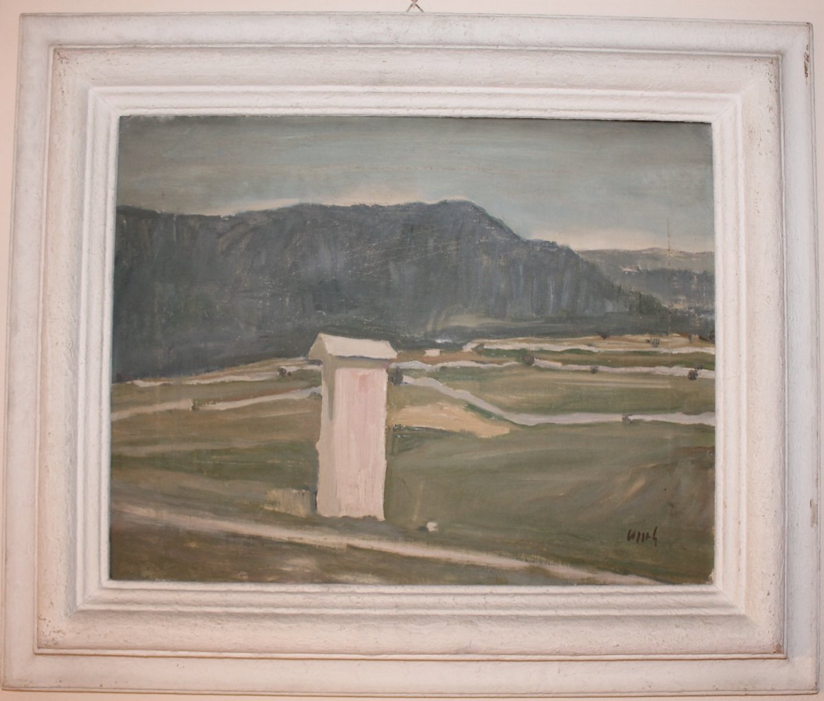 Mario Pozzati - Paesaggio a Asiago - Tela - Firmato-photo-2