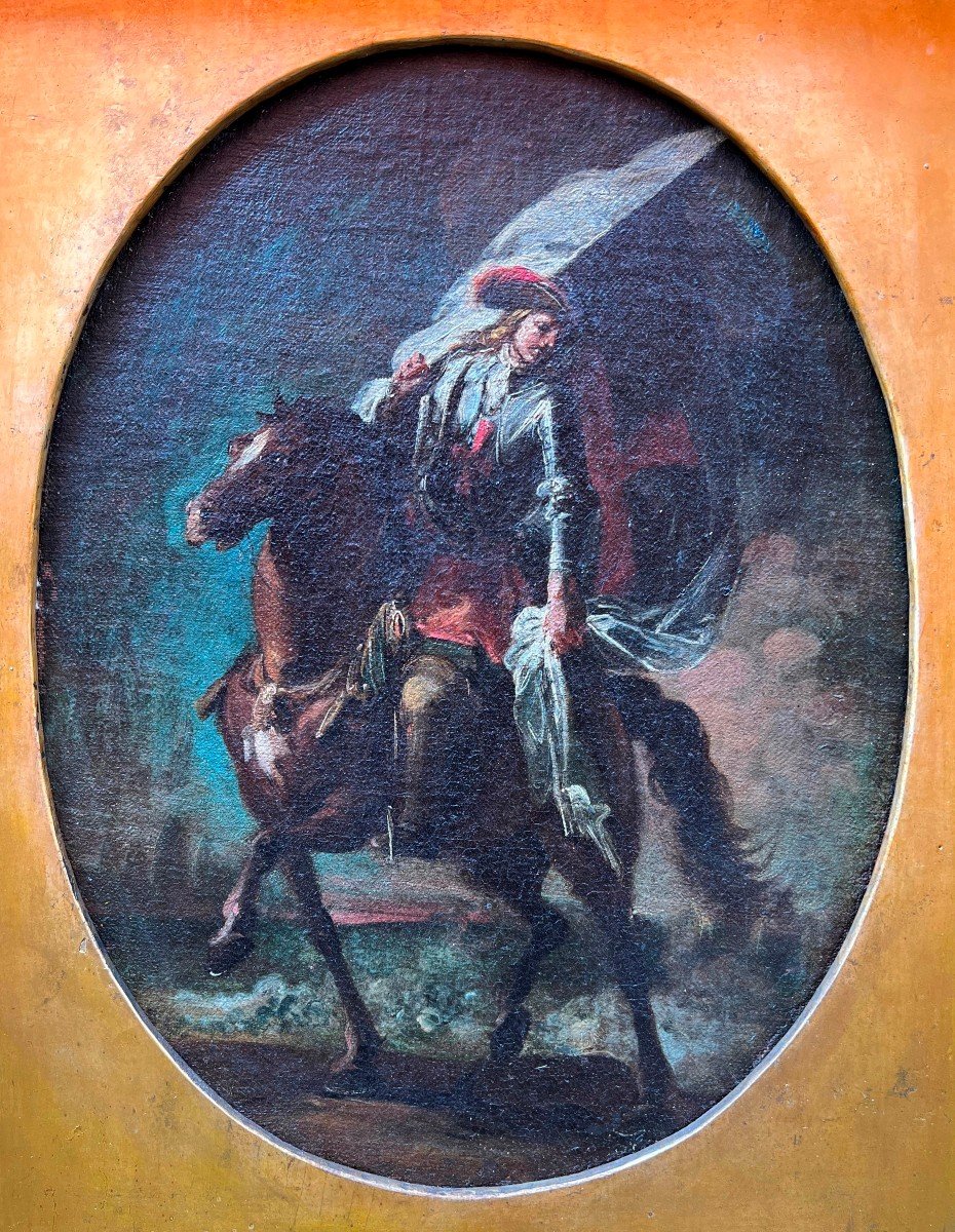 Coppia di cavalieri - Artista veneto o genovese - inizio XVIII secolo-photo-2