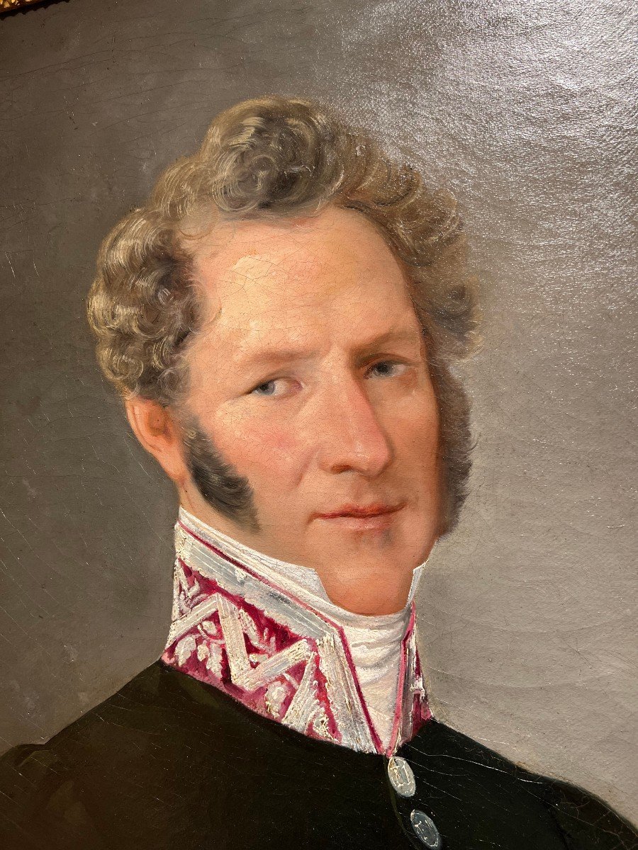 Ritratto di un Funzionario austriaco (epoca Francesco I, 1815 - 1835)-photo-3