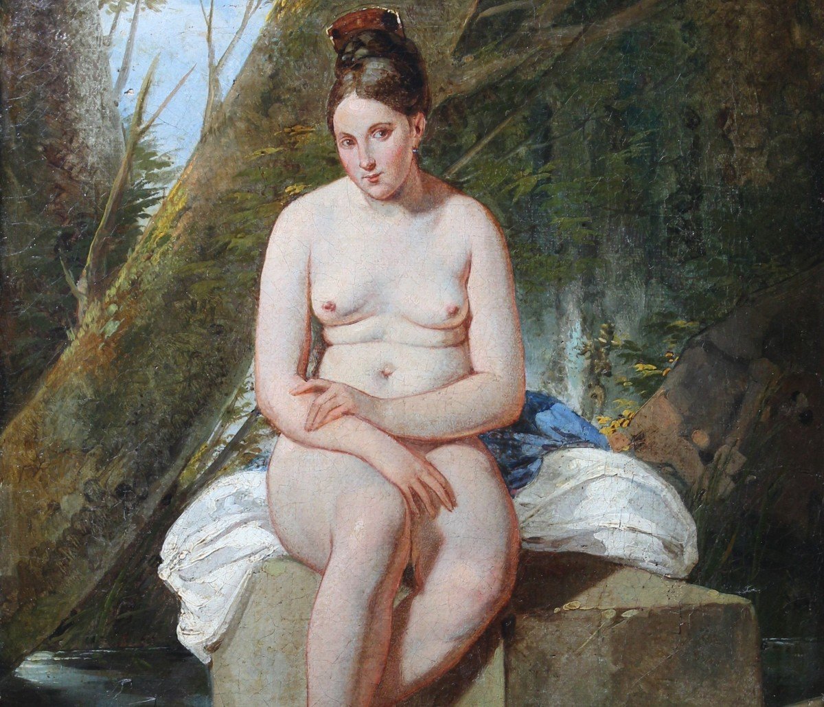 Filippo Marsigli - Neoclassico - Naples - Nudo femminile - XIX Secolo - Firmato e datato