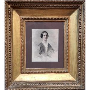SAVINI  - Disegno - Ritratto femminile - Disegno