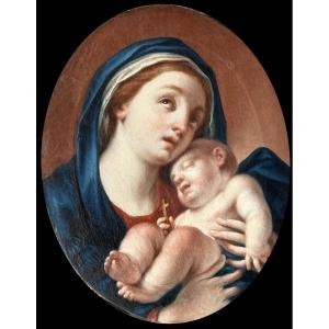 Giuseppe Varotti - Bologna - Madonna con Bambino - Firmato