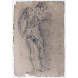GIUSEPPE VAROTTI - BOLOGNA – DISEGNO – ACCADEMIA – NUDO MASCHILE - SETTECENTO