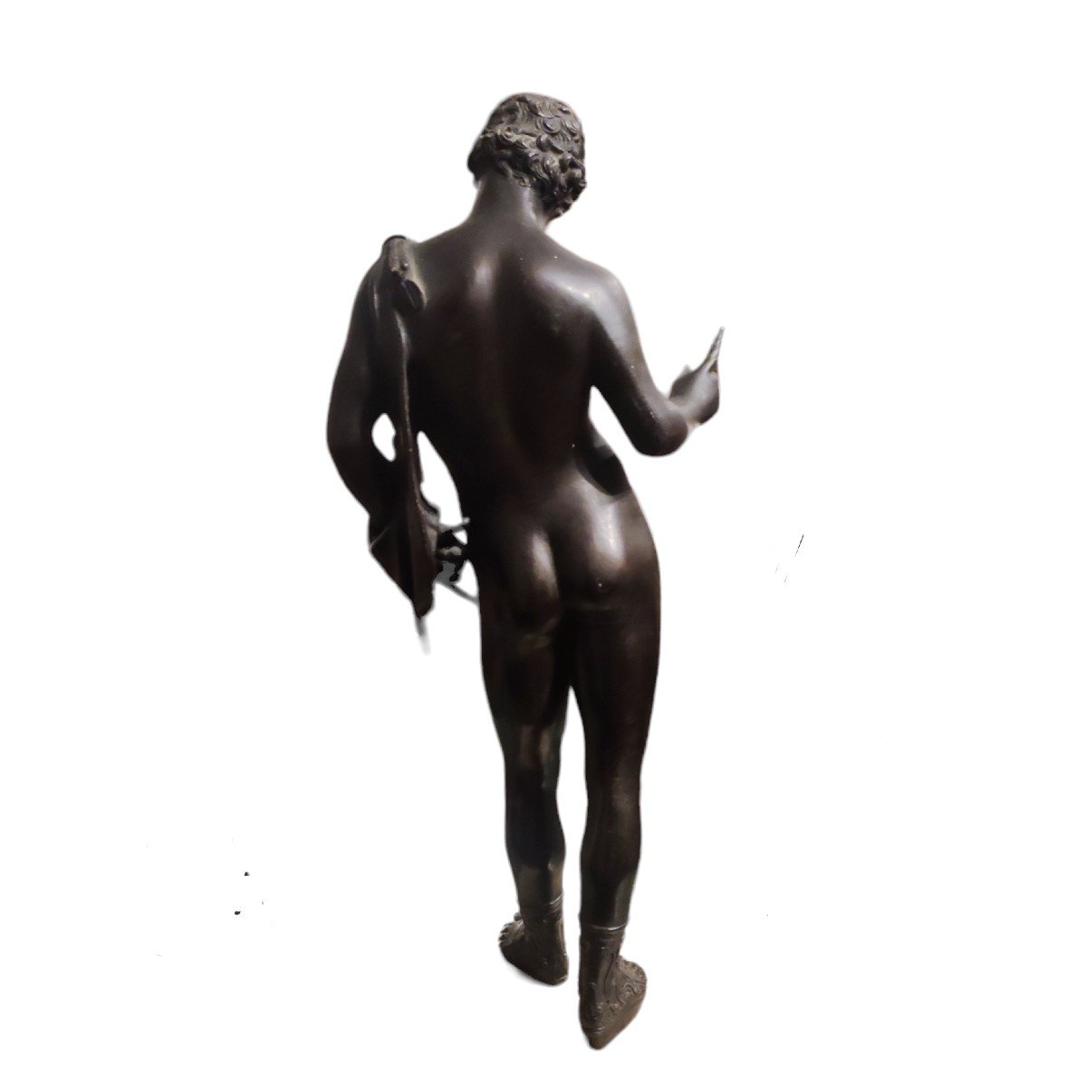 Narciso da Pompei , Scultura bronzo Italia XIX Secolo Grandtour-photo-1